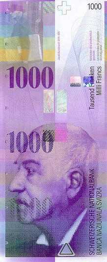 1000 франков - настоящие?